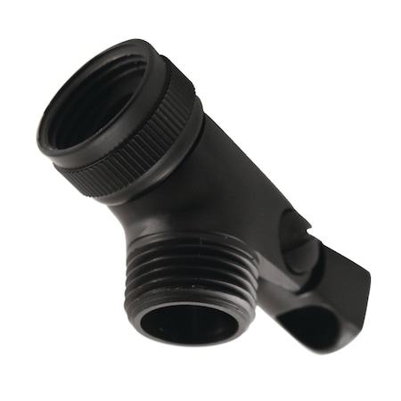 Kingston Brass K172A0 Swivel Shower Connector, Matte Black K172A0